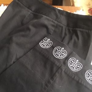 Gorgeous Black Wide Leg Cropped Pants